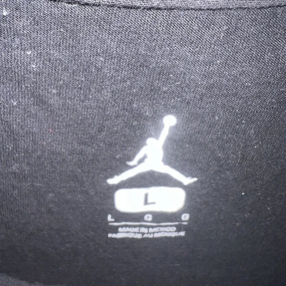 Jordan x Marvin The Martian T Shirt Men's Sz L Black Brooklyn Mars Spike Lee Tee